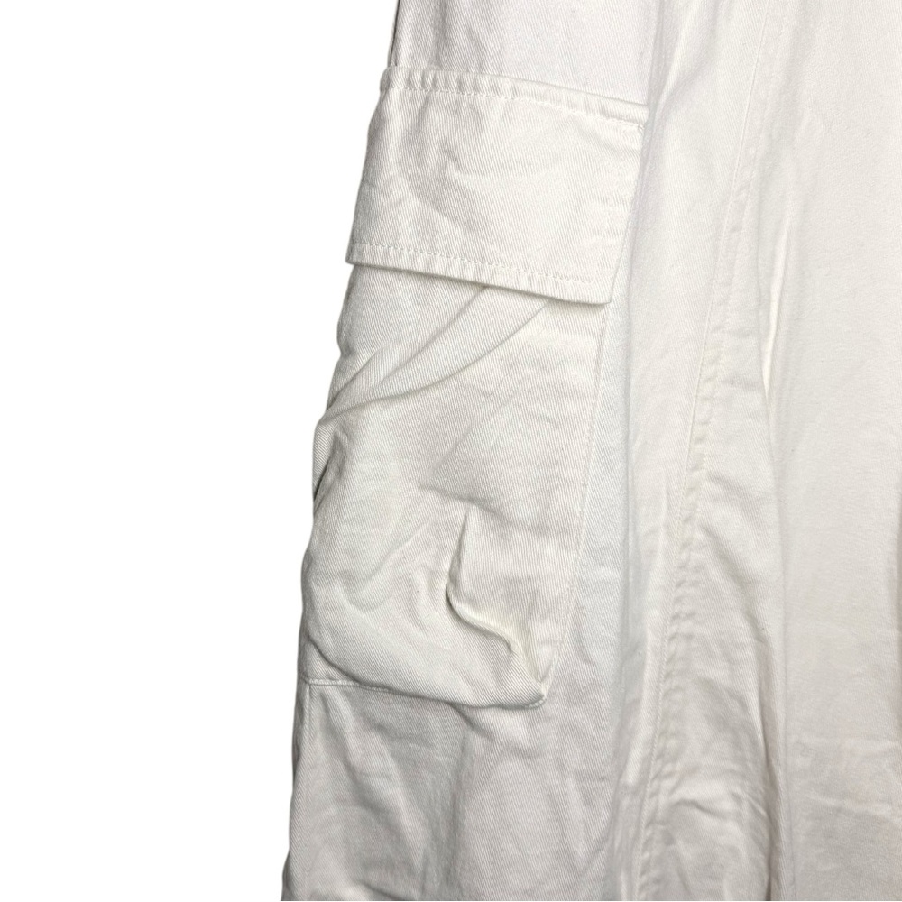Na Nin Cream Cotton French Twill Cooper Wide Leg Balloon Cargo Pants XS - Picture 8 of 15
